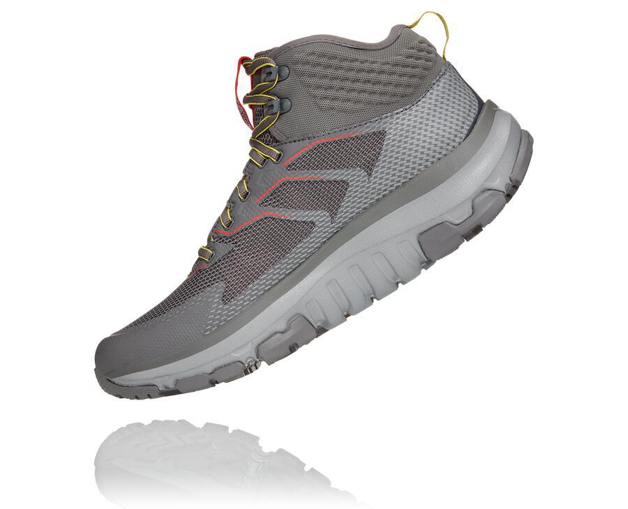 Botas De Montaña Hoka One One Hombre - Toa Gore-Tex - Gris - FWK638952